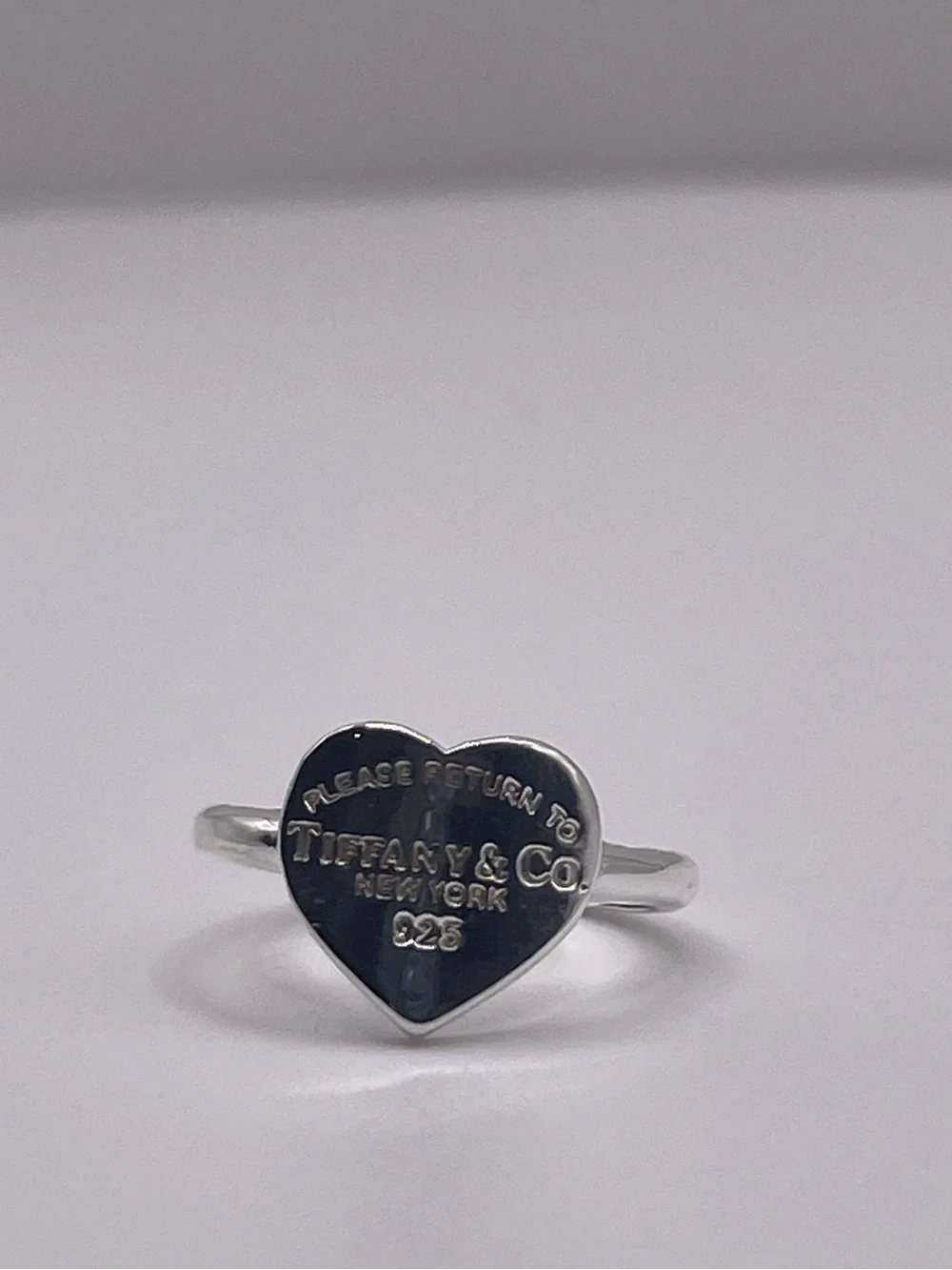 Tiffany & Co. Sterling Silver Heart Ring